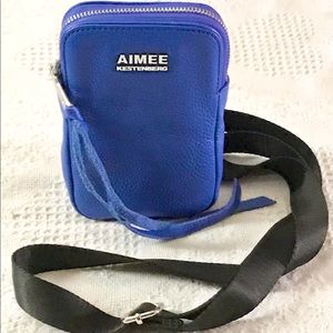 AIMEE KESTENBERG BRAND NEW Pebble Leather Stadium Cross Body~Just Saying